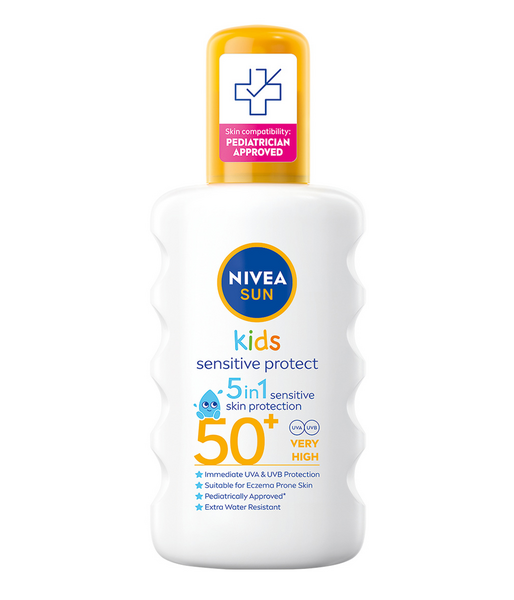 Nivea Sun aursuojasuihke 200ml sk50 Kids Sensitive Protect & Play