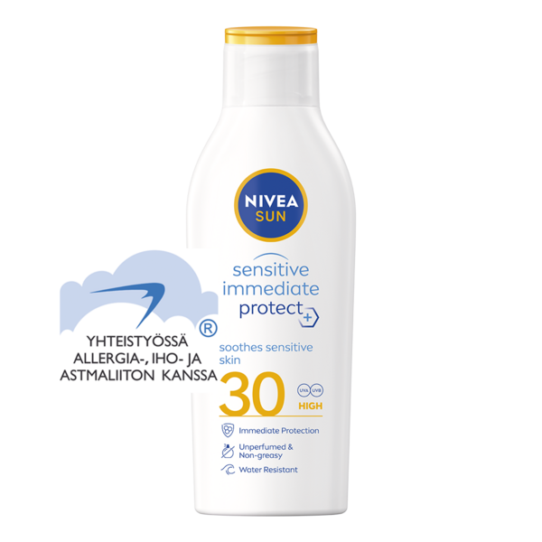 Nivea Sun aurinkosuojavoide 200ml sk30 Sensitive Immediate Protec