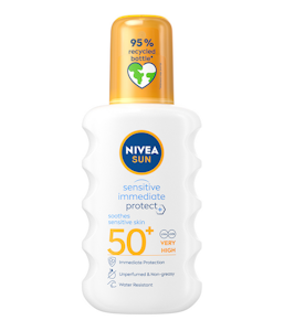 Nivea Sun aurinkosuojasuihke 200ml Sensitive Immediate Protect Sun Spray SK50+