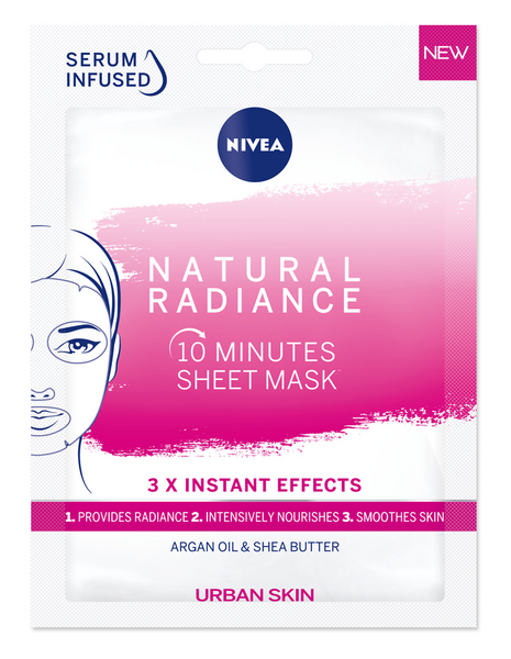 Nivea kasvonaamio Serum Infused Skin Radiance Sheet Mask