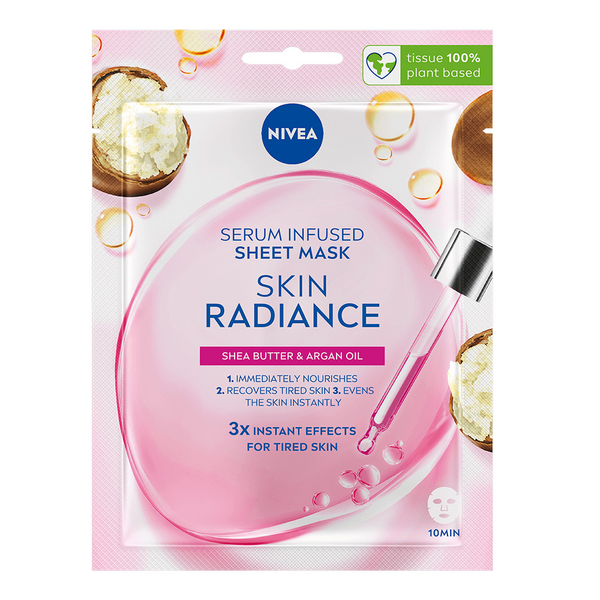 NIVEA Urban Skin Natural Radiance Sheet Mask -kasvonaamio 1kpl