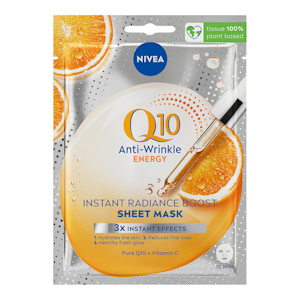 Nivea kasvonaamio Q10 Anti-Wrinkle Energy Sheet Mask