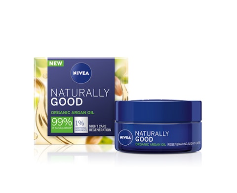 Nivea Naturally Good yövoide 50ml Regenerating Night Cream