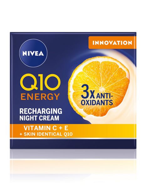 NIVEA Q10 ENERGY Recharging Night Cream -yövoide 50ml