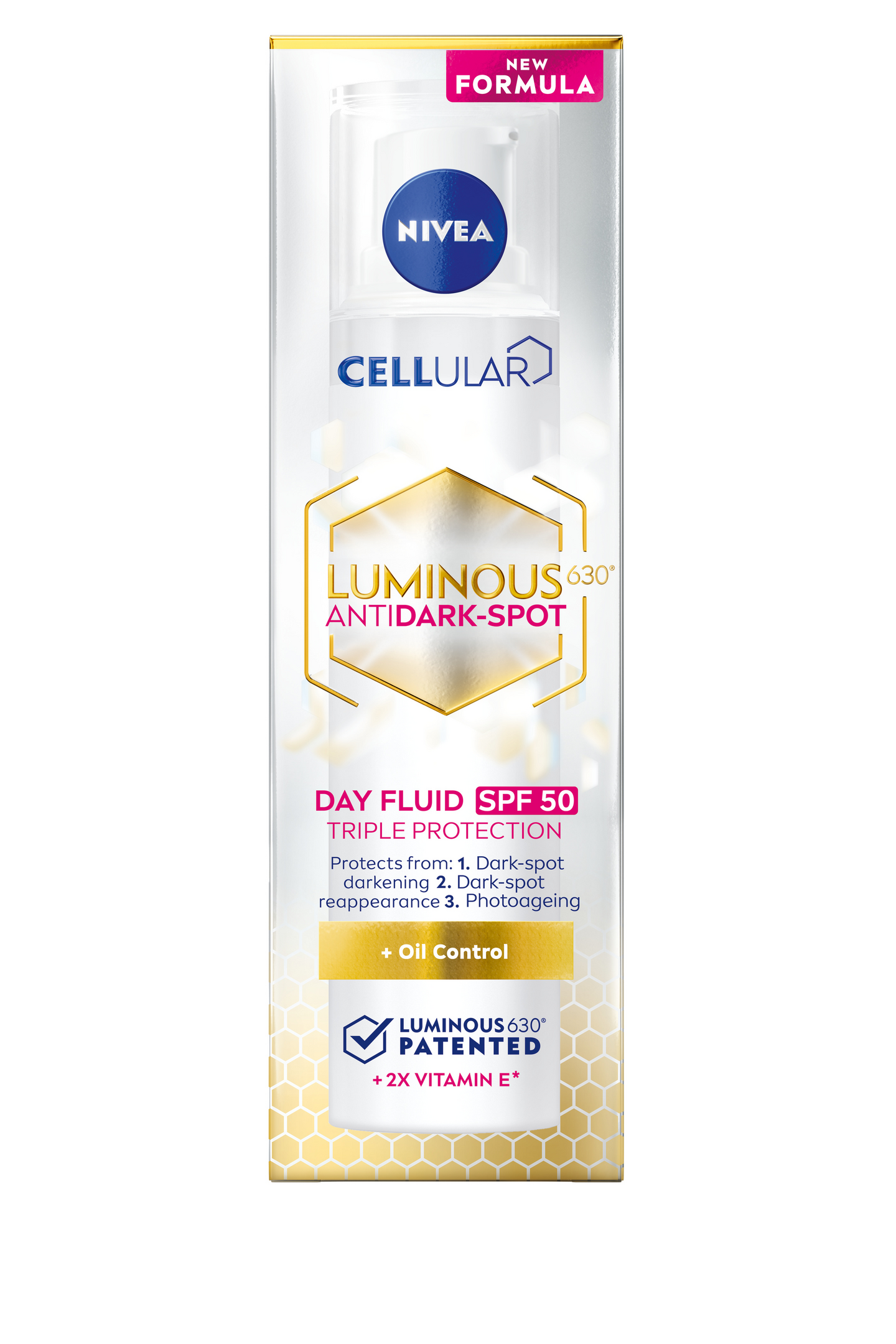 NIVEA päivävoide 40ml Cellular Luminous630 Antispot Day Fluid SPF50