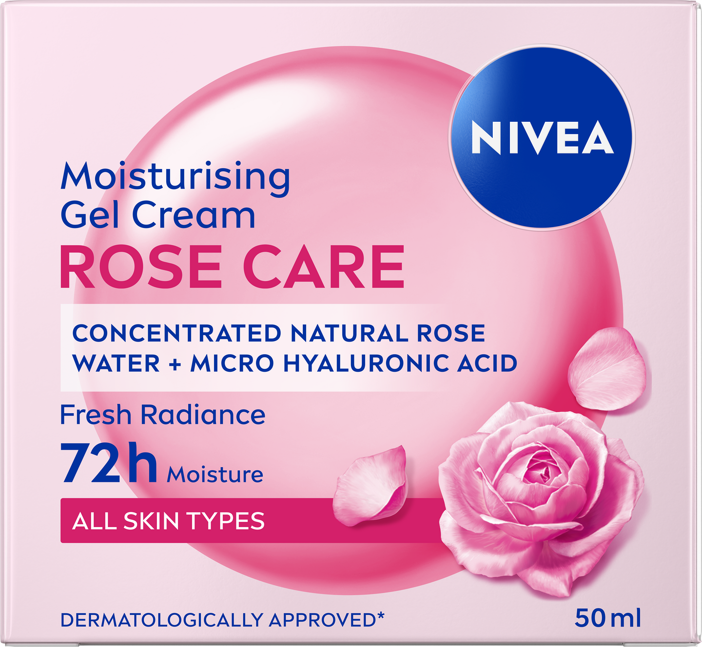 Nivea päivävoide 50ml Rose Care Gel-Cream