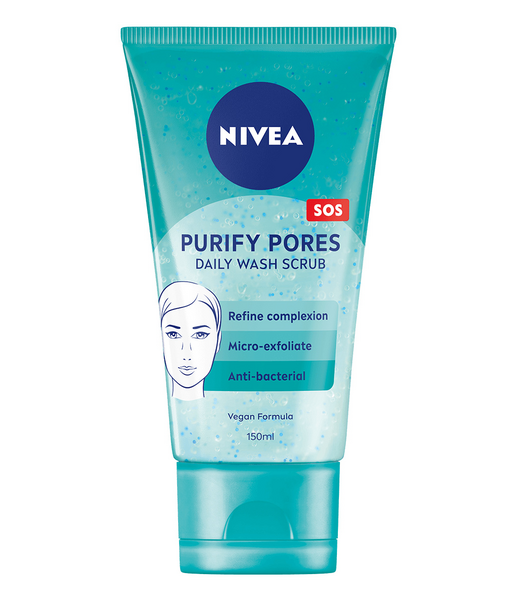 Nivea kuoriva puhdistusgeeli 150ml Pore Purifying Refining Daily Wash