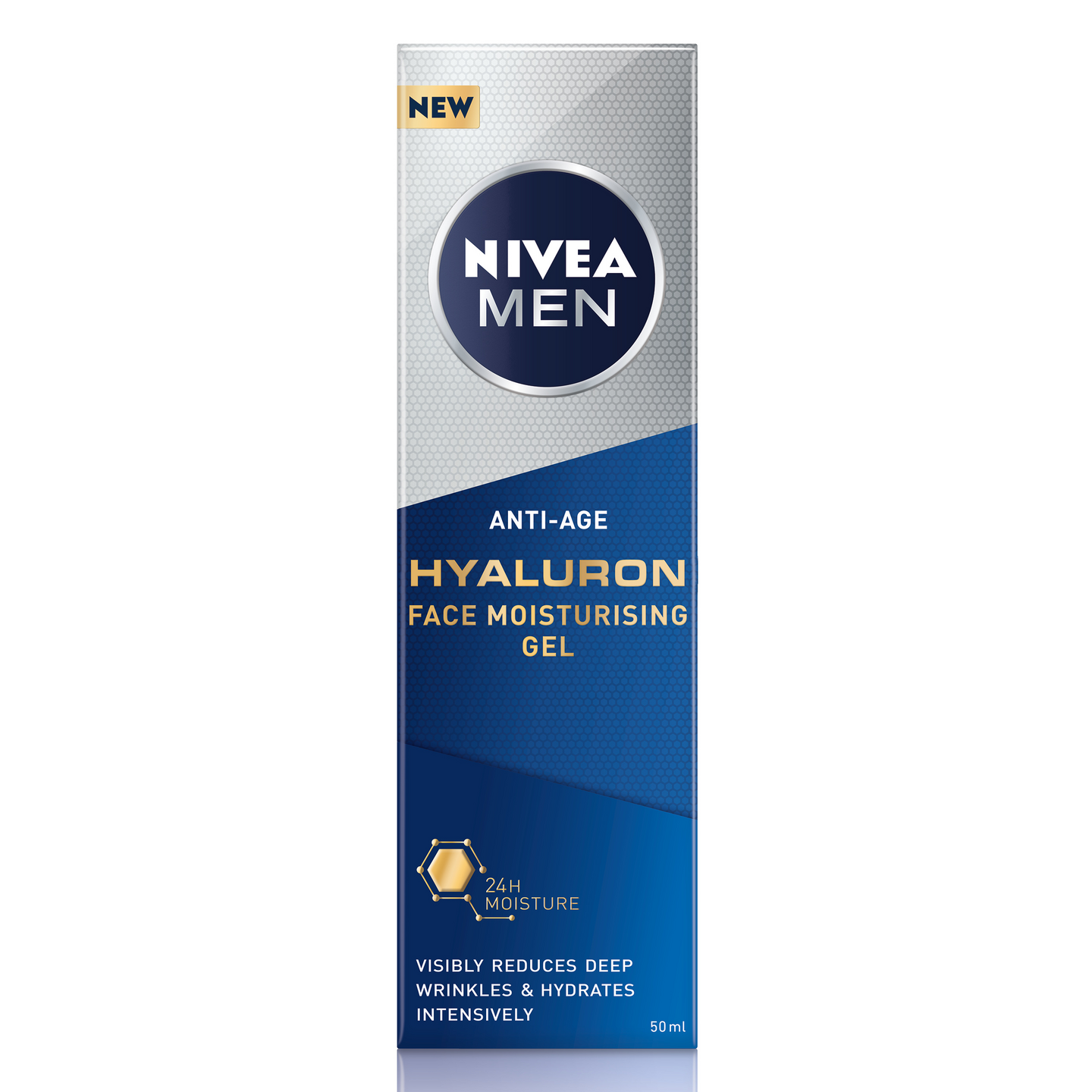 NIVEA MEN Anti-Age Hyaluron Face Moisturising Gel 50ml -Kasvogeeli