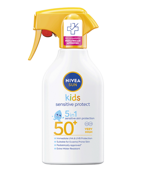 Nivea Sun aursuojasuihke 270ml sk50 Kids Sensitive Protect Trigger Spray