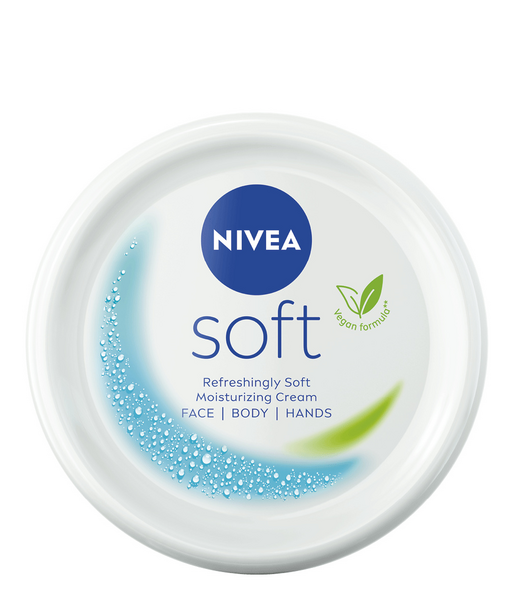 NIVEA Soft 200ml Moisturizing Cream Face & Body & Hands -kosteusvoide