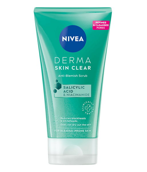 Nivea Kuorintavoide 150ml Derma Skin Clear Anti-Blemish