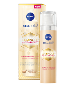 Nivea päivävoide 40ml Cellular Luminous Anti Dark-Spot Tinted Fluid sk20