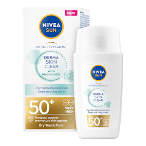 Nivea Sun aurinkosuojavoide 40ml UV Face Derma Blemish Control Fluid SK50+