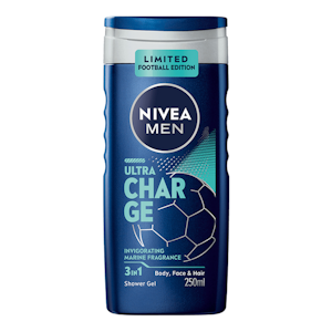 NIVEA MEN 250ml Ultra Charge Shower Gel -suihkugeeli