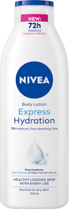 NIVEA 250ml Express Hydration Body Lotion -vartaloemulsio