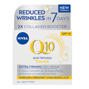 NIVEA 50ml Q10 Anti-Wrinkle Power Extra Firming Day Cream SK15 -päivävoide