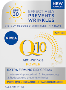 NIVEA 50ml Q10 Anti-Wrinkle Power Extra Firming Day Cream SPF30 -päivävoide