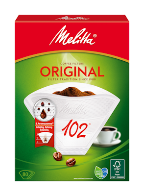 Melitta 102/80 valkoinen suodatinpaperi