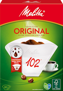 Melitta 102/80 valkoinen suodatinpaperi