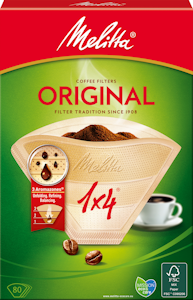 Melitta 1x4/80 ruskea suodatinpaperi