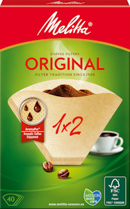 Melitta 1x2/40 ruskea suodatinpaperi