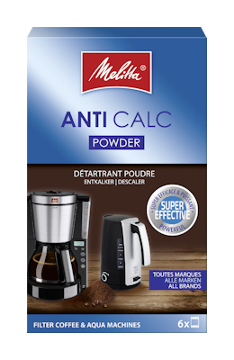 Melitta anti calc 6x20g kalkinpoistojauhe