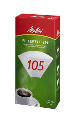 Melitta suodatinpaperi 105 5l 200kpl