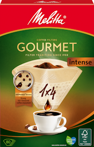 Melitta suodatinpaperi 1x4 Gourmet intense