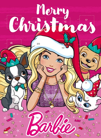 Barbie joulukalenteri 75g