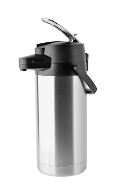 Helios Pumpputermos Coffeestation 3,5l terästä, kääntyvä pohjamekanismi, sopii tippa-alustalle