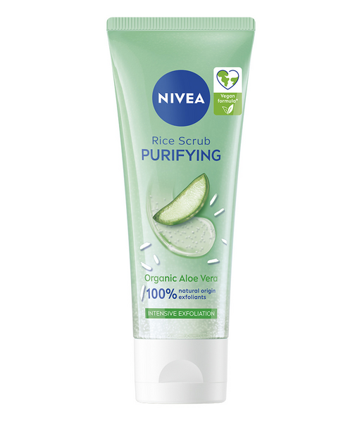 Nivea kuorintavoide 75ml Purify Rice Scrub sekaiholle