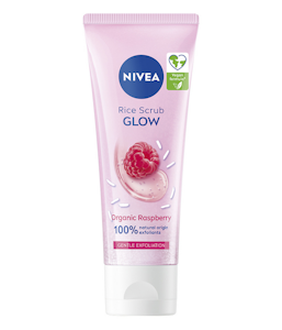 Nivea kuorintavoide 75ml Glow Rice Scrub kuivalle iholle