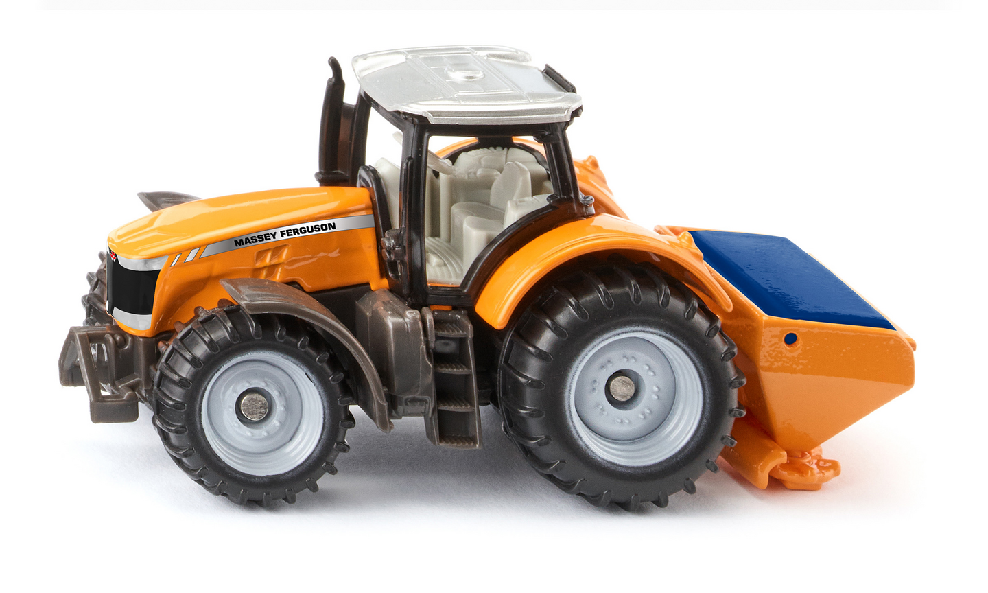 Siku Massey Ferguson suolanlevittäjällä