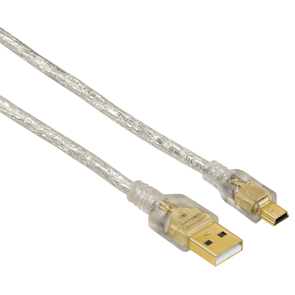 Hama USB A-USB Mini B -kaapeli 1,8 m | K-Ruoka Verkkokauppa