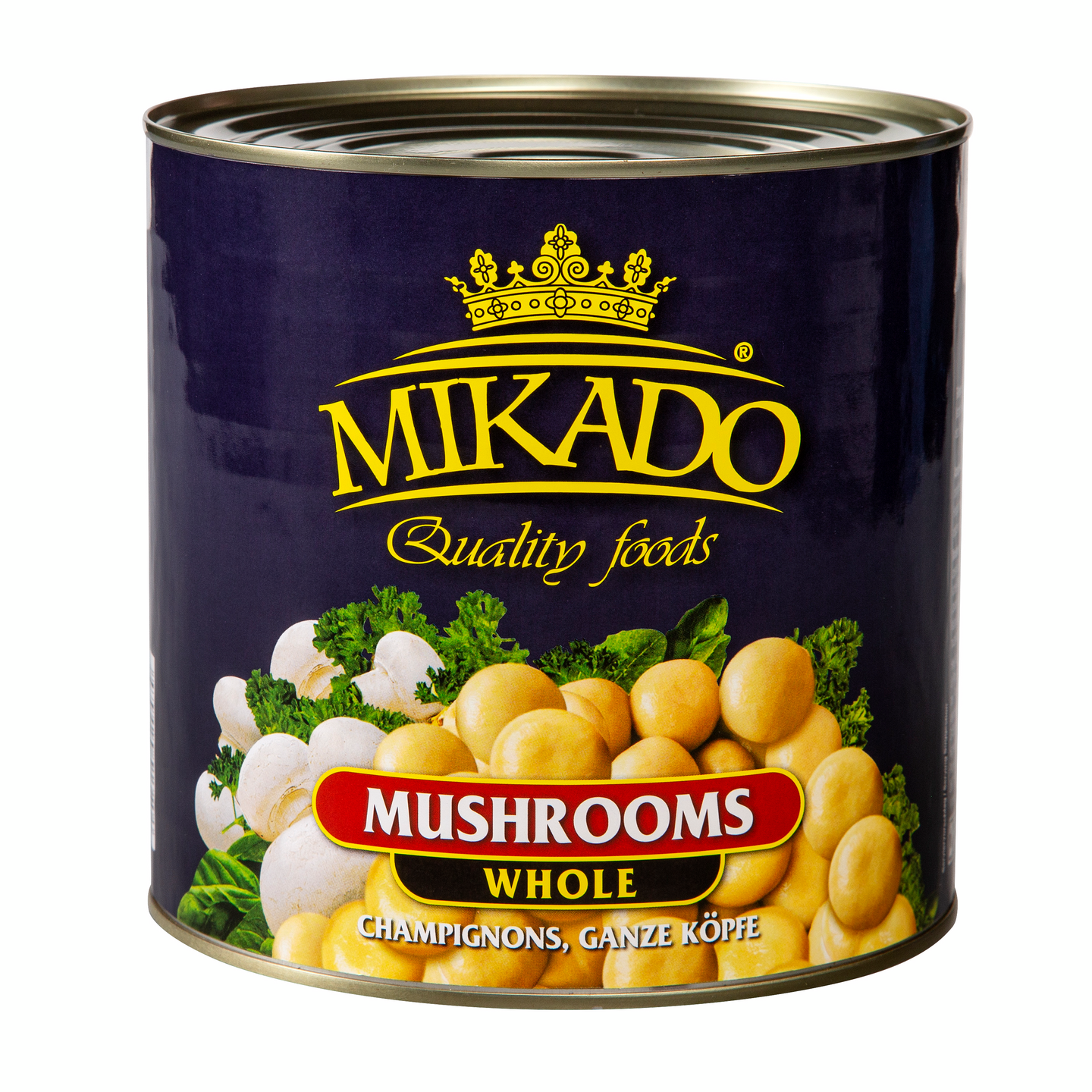 Mikado kokonaiset herkkusienet 2500g/1380g