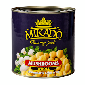 Mikado kokonaiset herkkusienet 2500g/1380g