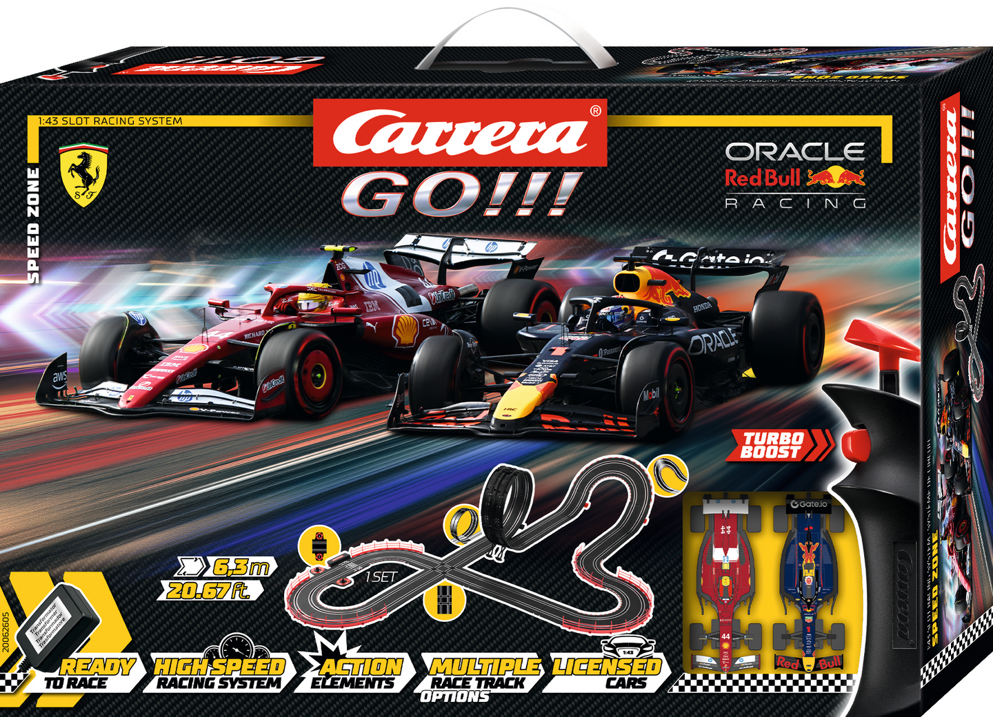 Carrera Go! Formula1 Speed Zone-autorata