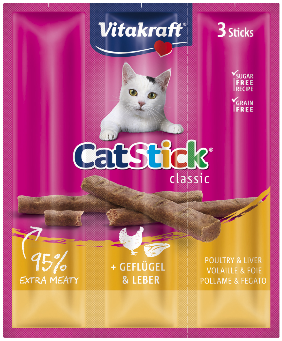 Vitakraft cat stick mini 18g siipikarja