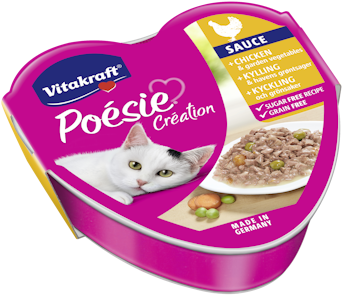 Vitakraft Poésie kana kasvis kastikkeessa 85g