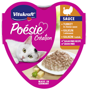 Vitakraft Poésie kalkkuna juustokastikkeessa 85g