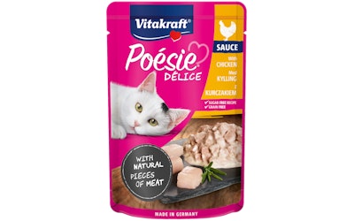 Vitakfraft Poésie Delice kanaa kastikkeessa 85g - kuva