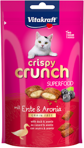 Vitakraft Crispy Crunch Ankka+Aronia Kissanherkku 60g