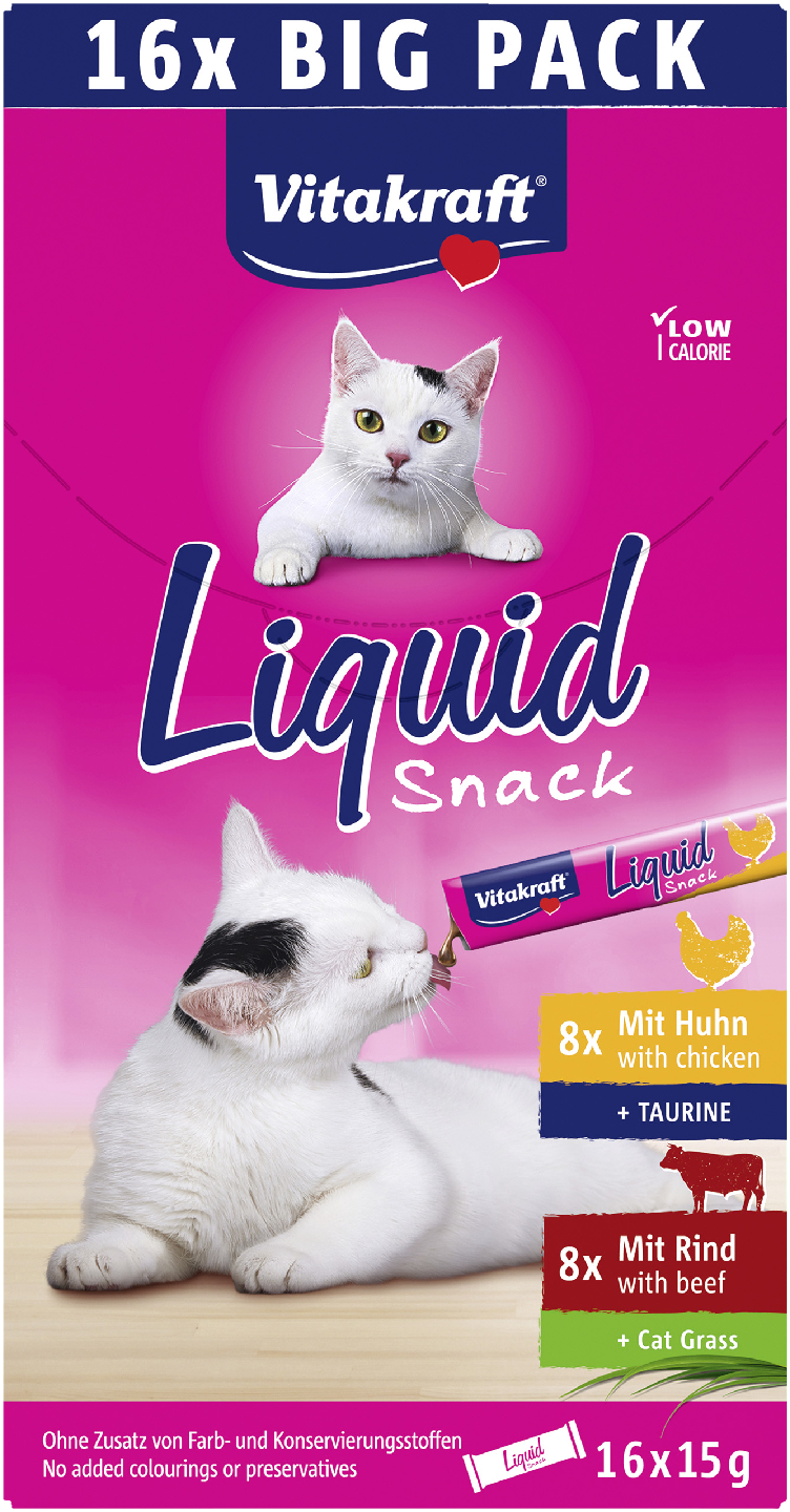 Vitakraft Liquid snack nestemäinen makupala valikoima 16x15g
