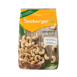 Seeberger cashewpähkinä 500g