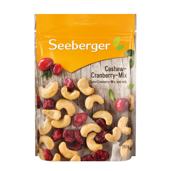 Seeberger Cashew-karpalo mix 150g