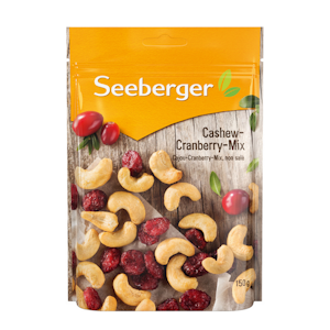 Seeberger Cashew-karpalo mix 150g