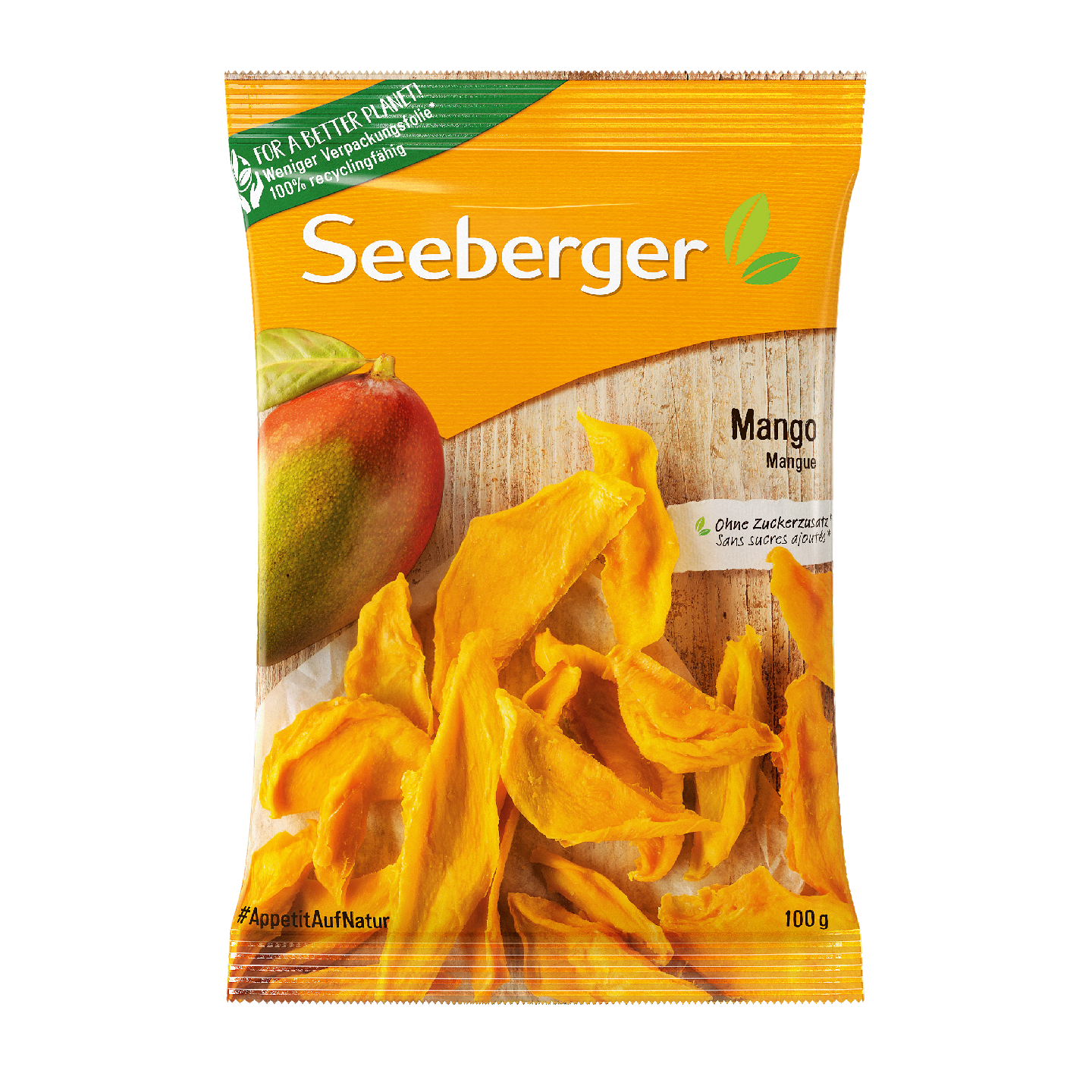 Seeberger pehmeät mangoviipaleet 100g