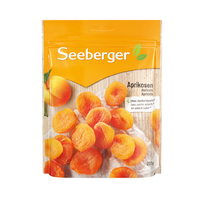 Seeberger kuivatut, kivettömät aprikoosit 200g