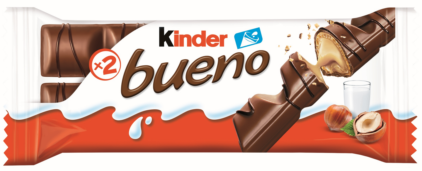 Kinder Bueno suklaap 43g  240kpl disp