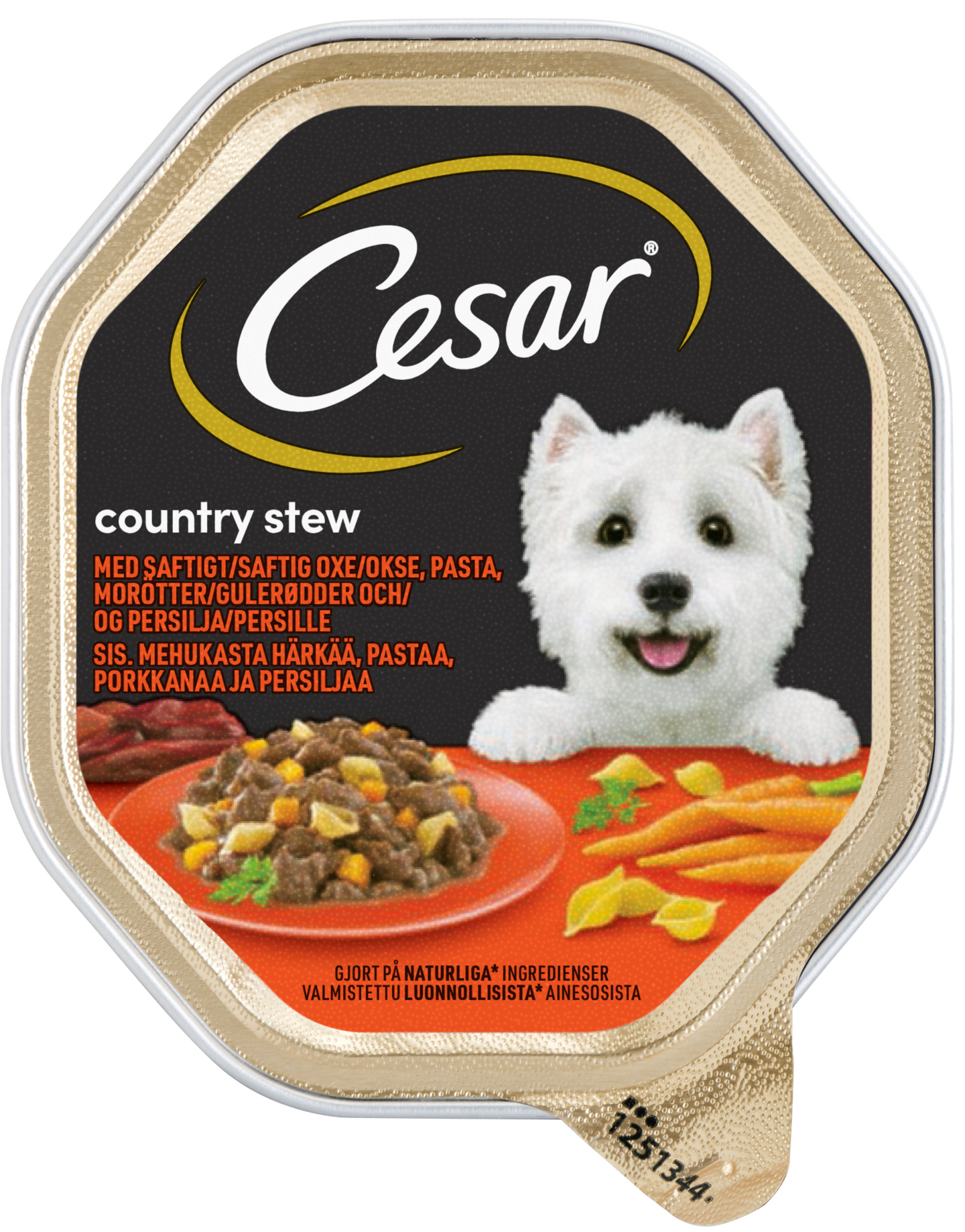Cesar Country 150g härkä pasta porkkana